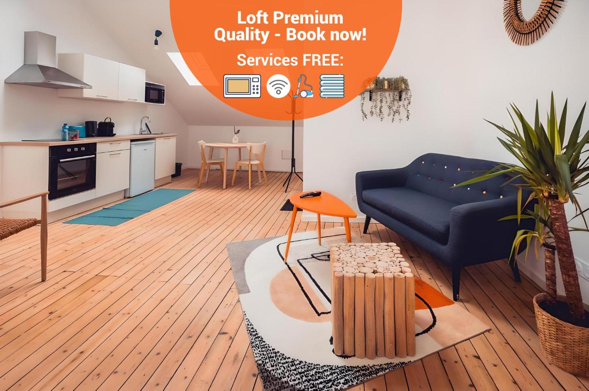 Loft Lumineux Tres Spacieux - Parking Gratuit Chateauroux Ngoại thất bức ảnh